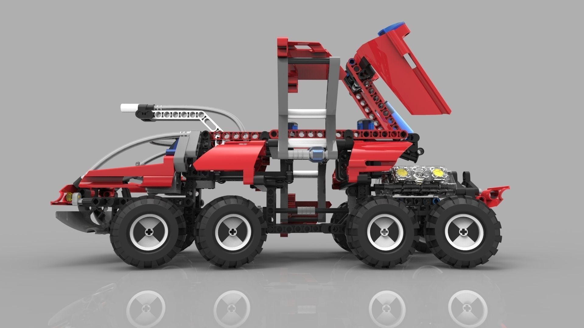 Lego Technic 8454 3D model_5