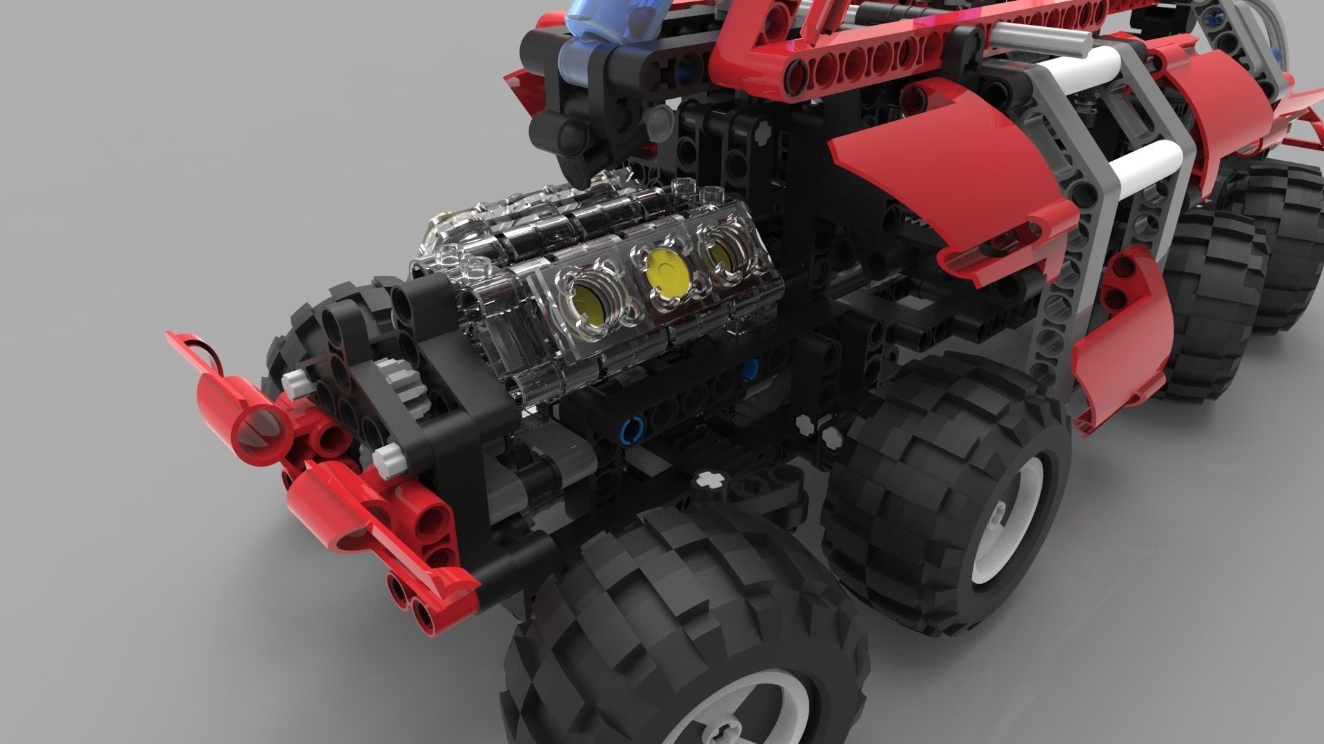 Lego Technic 8454 3D model_8