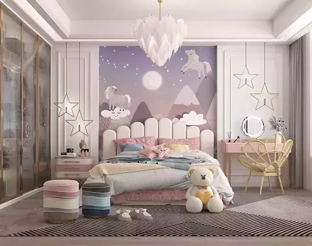 Children Bedroom Scene