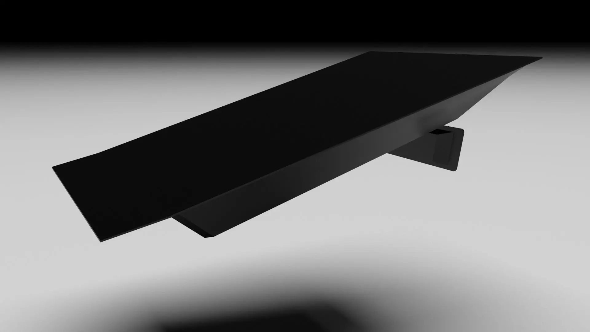 Car Front Mirror 3D model_3