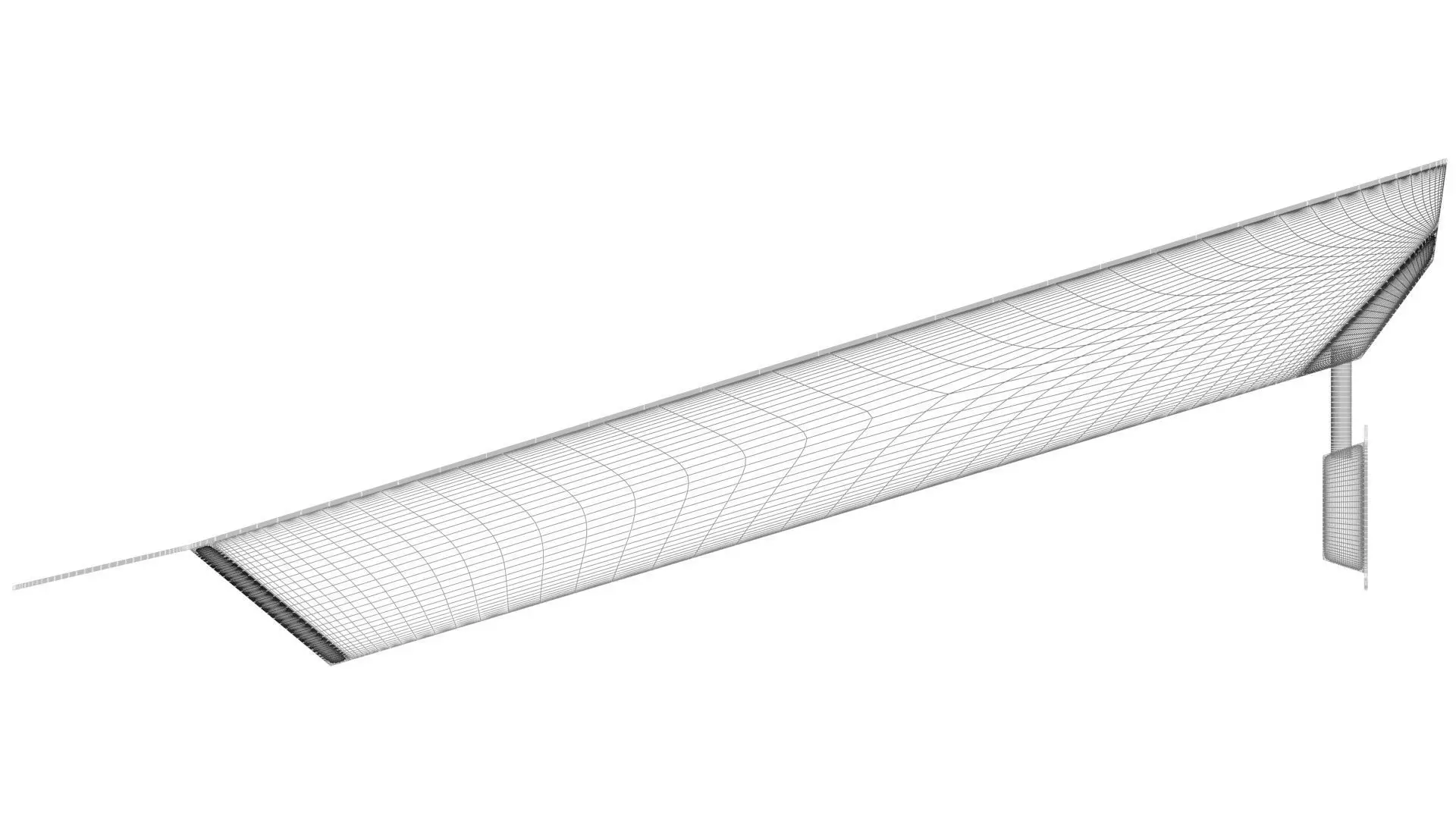 Car Front Mirror 3D model_25