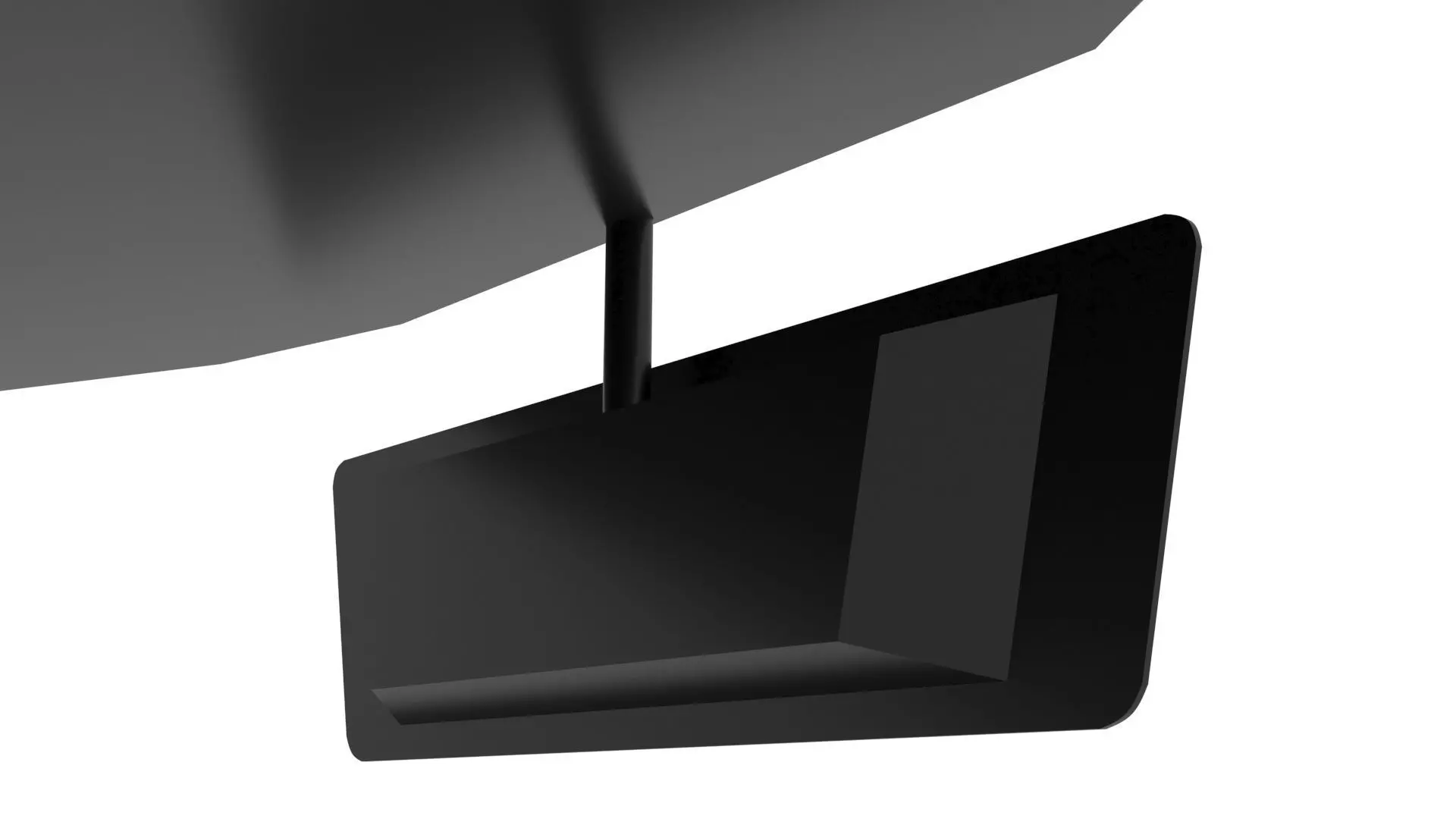 Car Front Mirror 3D model_8