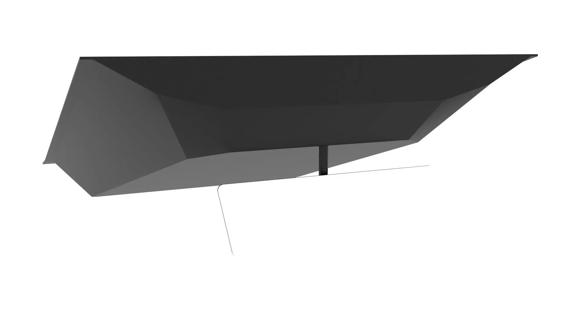 Car Front Mirror 3D model_9