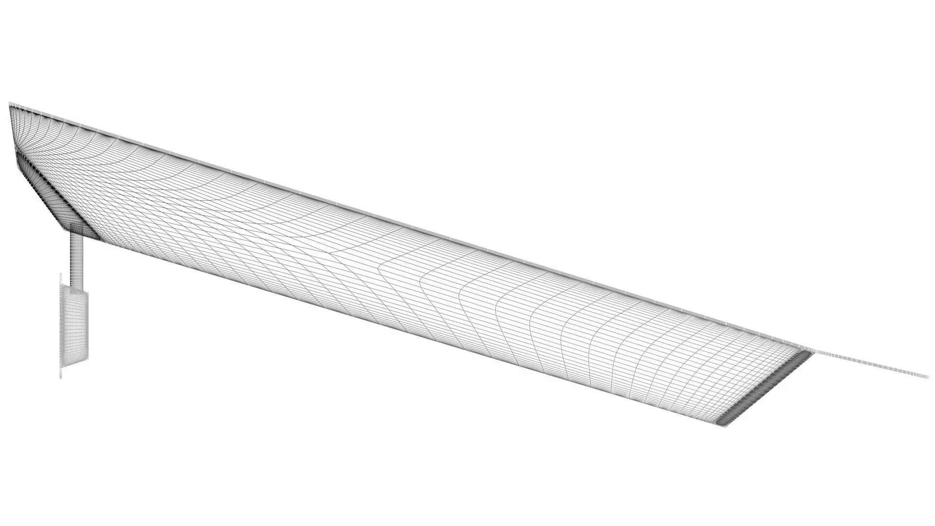 Car Front Mirror 3D model_28