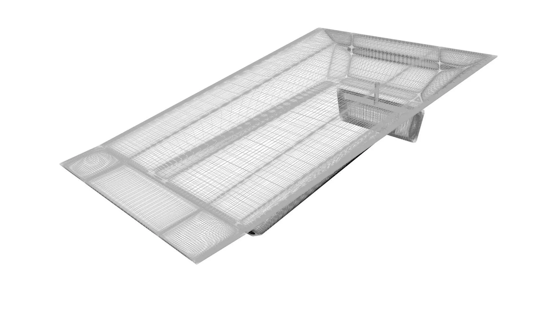 Car Front Mirror 3D model_22