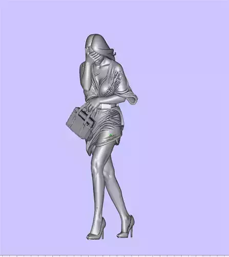 Girl covering her face