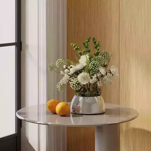 Vase flower arrangement