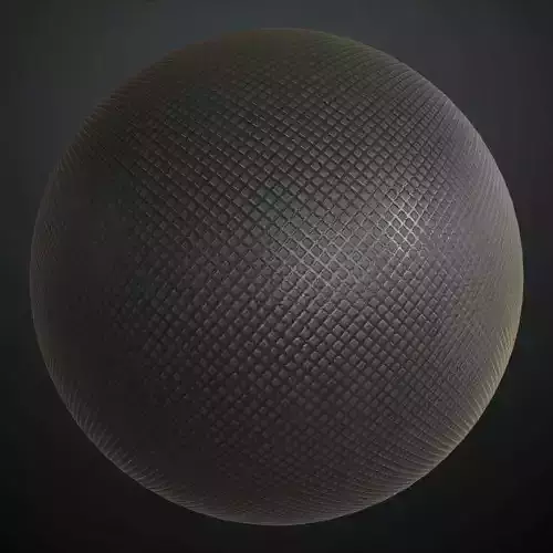 Dark Crosshatch Rubber Sheet PBR Seamless