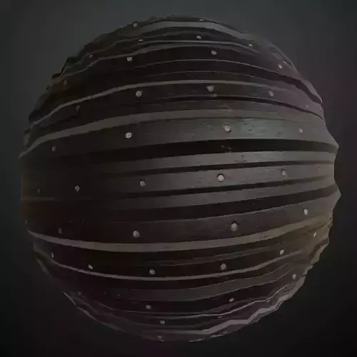 Dark Industrial Steel Container Straps PBR Seamless