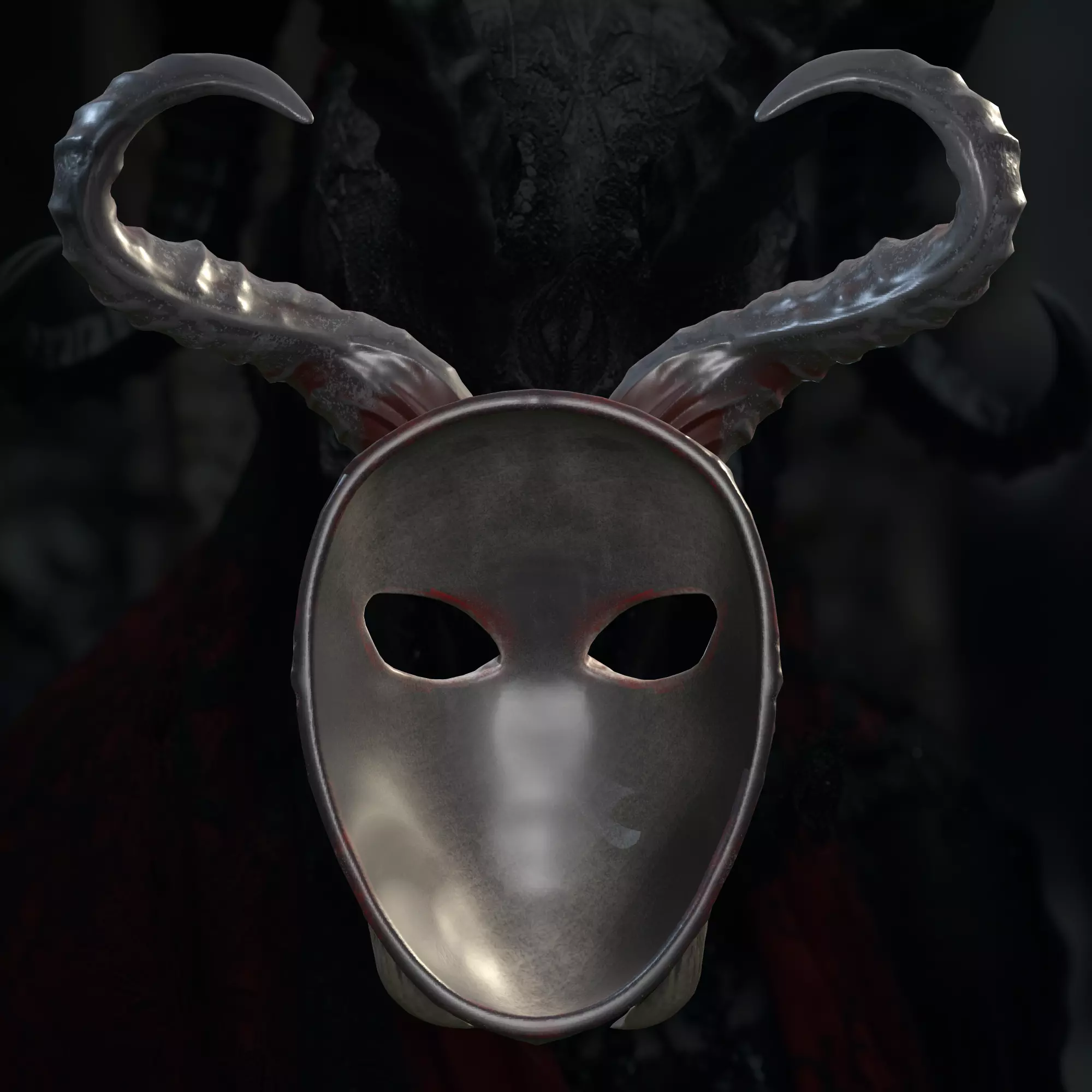 Best Cool Skull Haloween Mask 3D print model_5