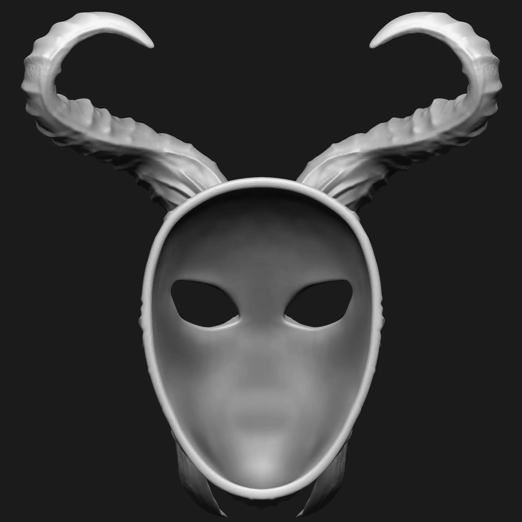 Best Cool Skull Haloween Mask 3D print model_10