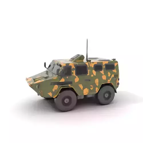 Camo Armored Vehicle model pack