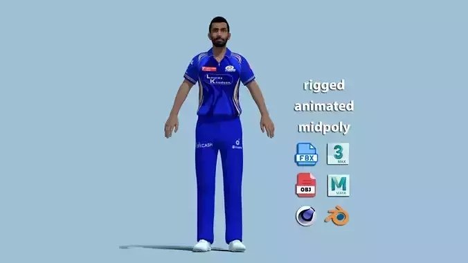 A-P Rigged Jasprit Bumrah