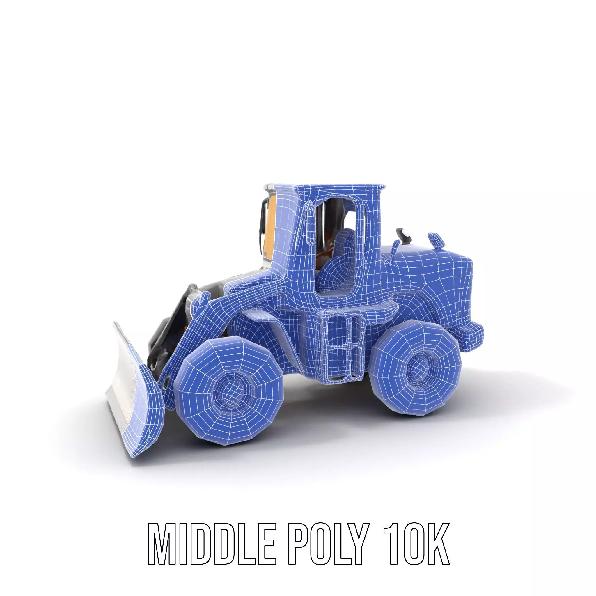 Industrial Bulldozer model pack Low-poly 3D model_28