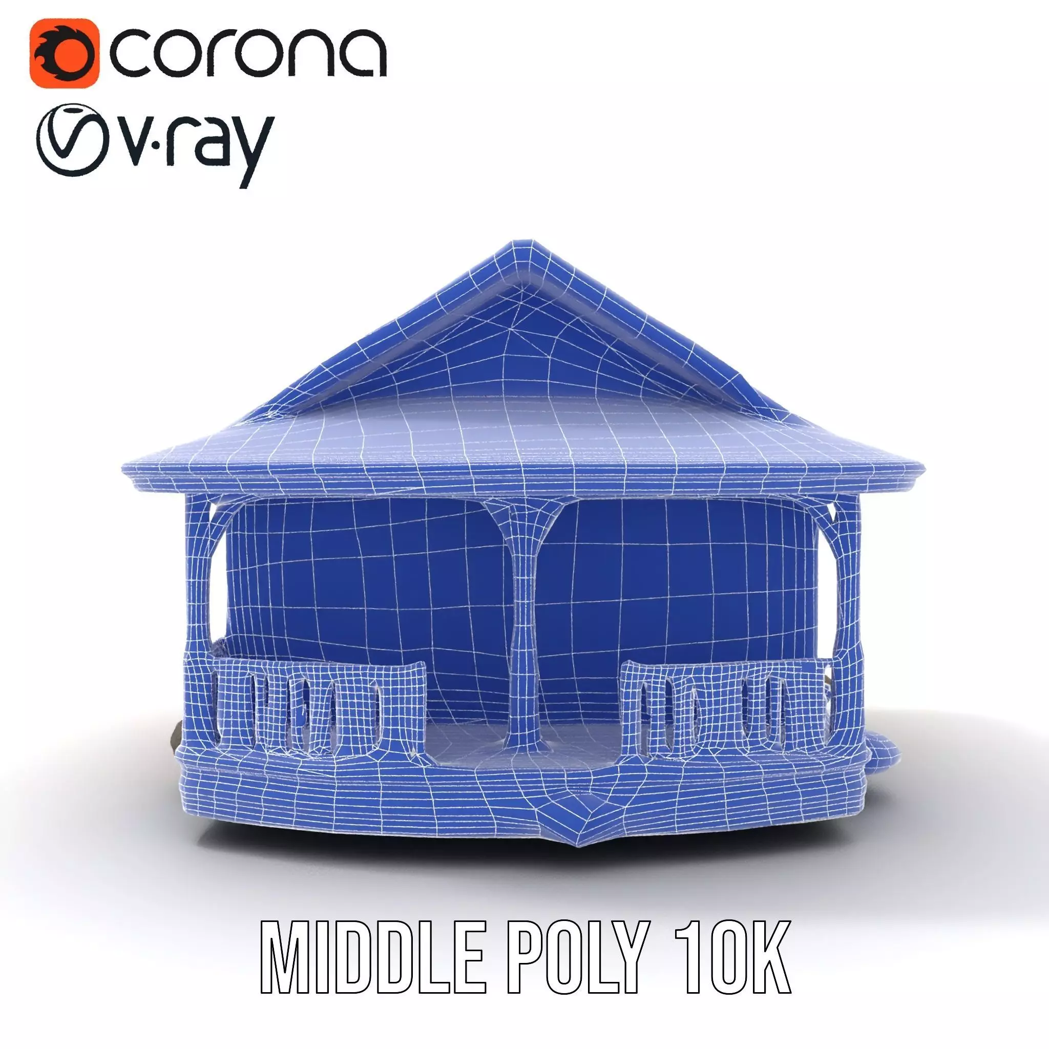 Charming Cottage model pack Low-poly 3D model_28
