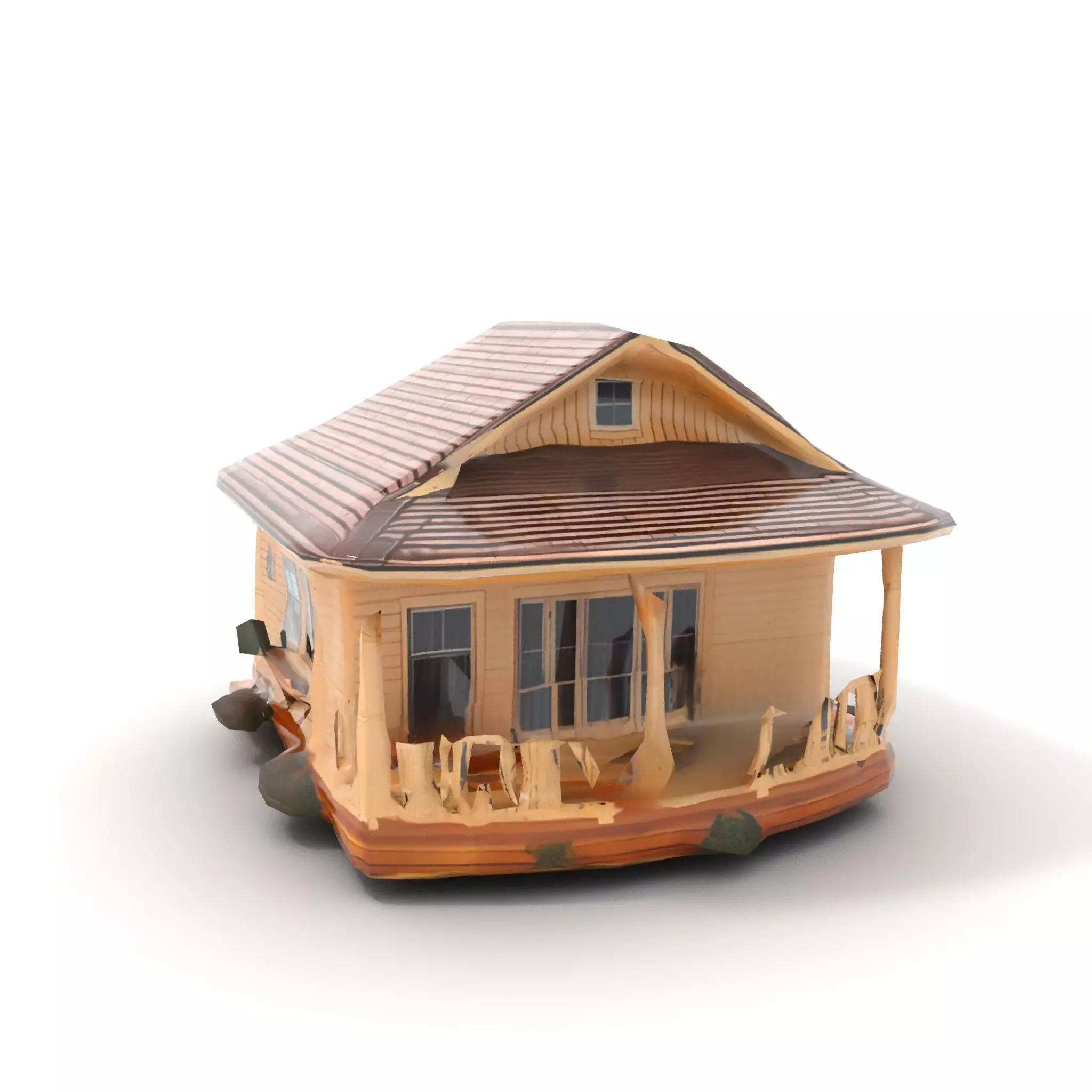 Charming Cottage model pack Low-poly 3D model_20