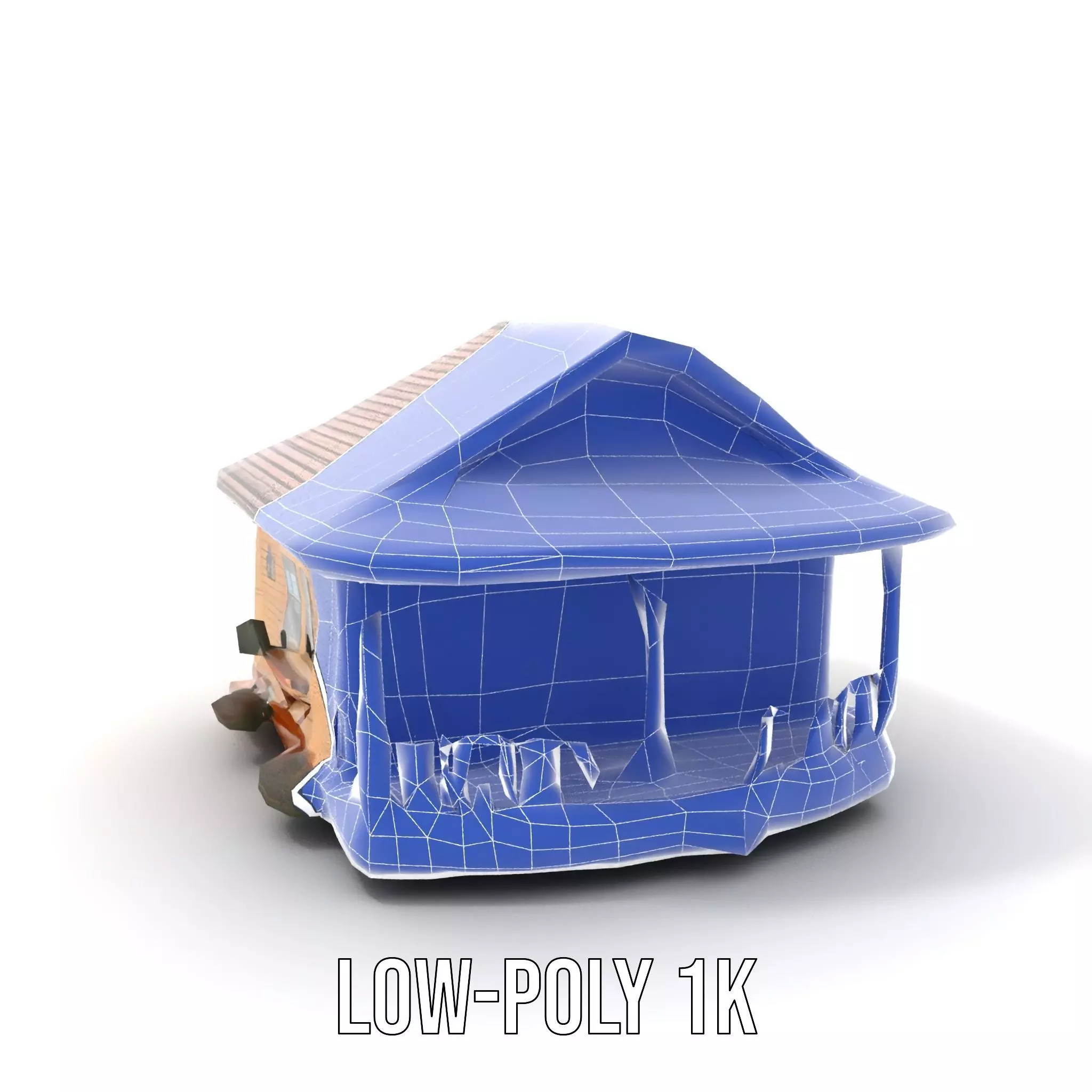 Charming Cottage model pack Low-poly 3D model_23