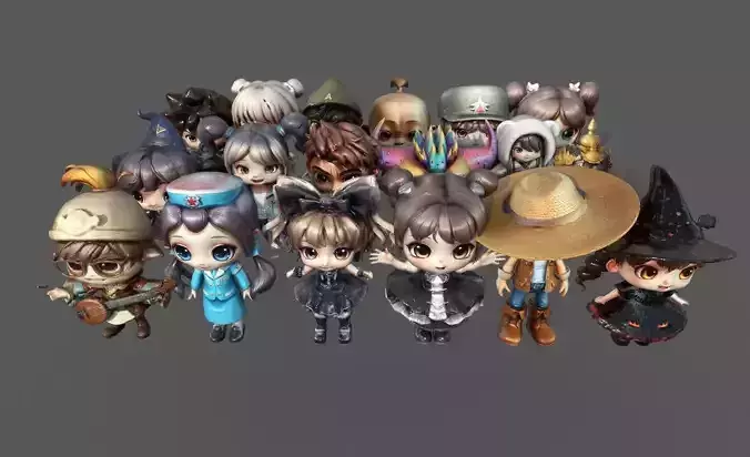 Chibi Adventure Heroes Pack 1