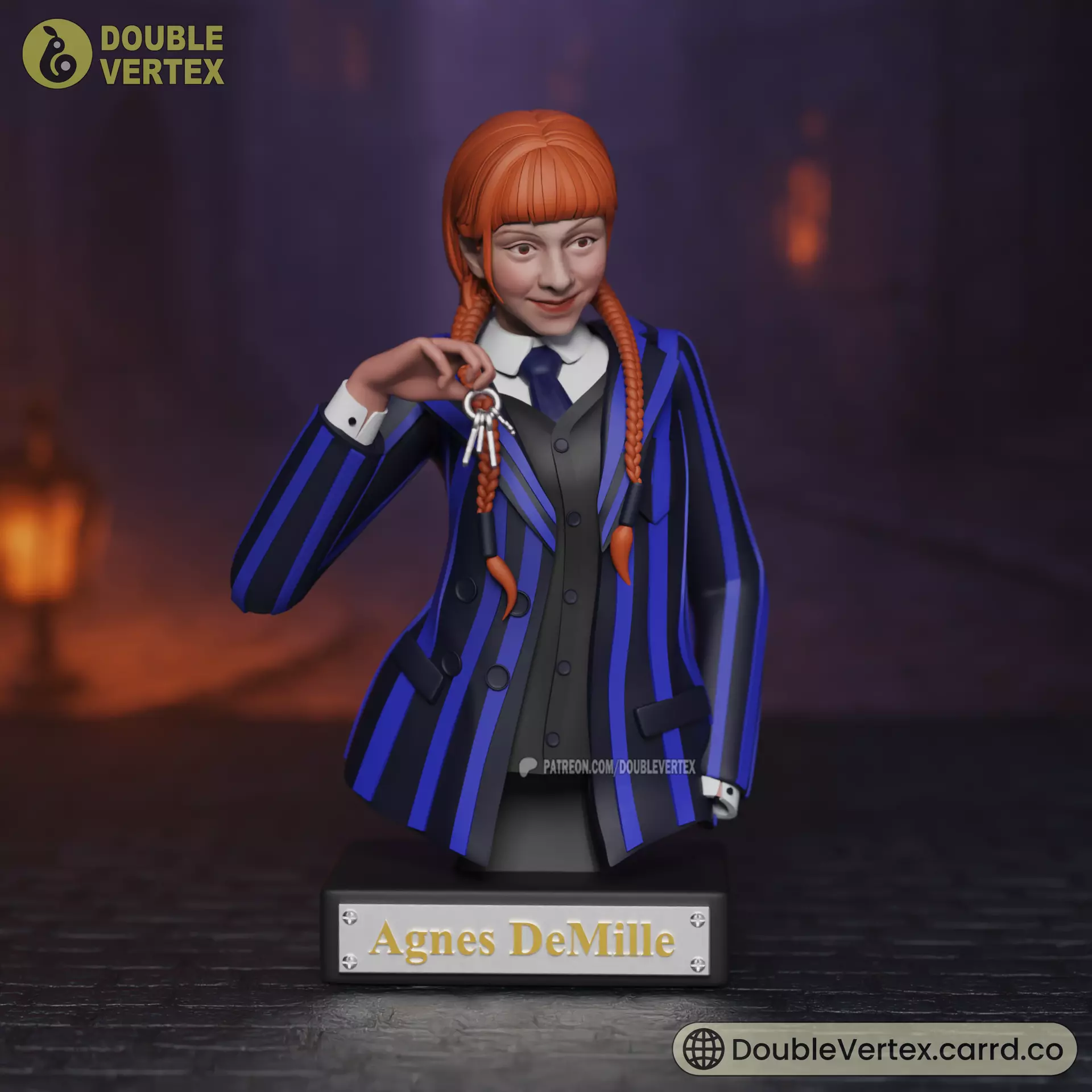 Agnes DeMille - Evie Templeton - Wednesday Bust Figure Free 3D print model