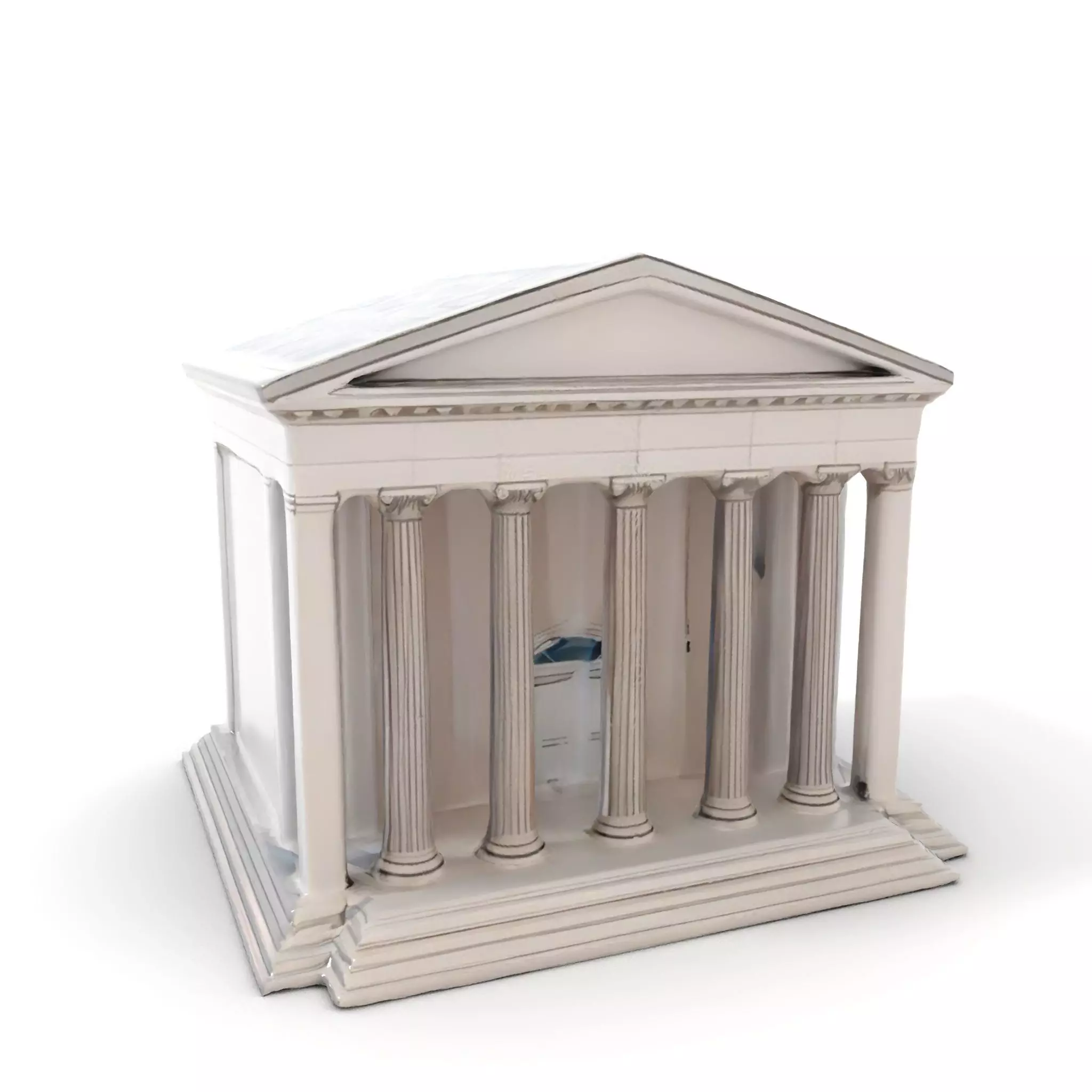 Neoclassical Temple model pack Low-poly 3D model_13