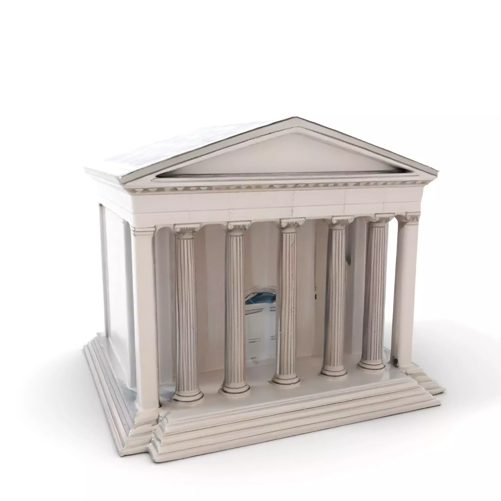 Neoclassical Temple model pack Low-poly 3D model_0