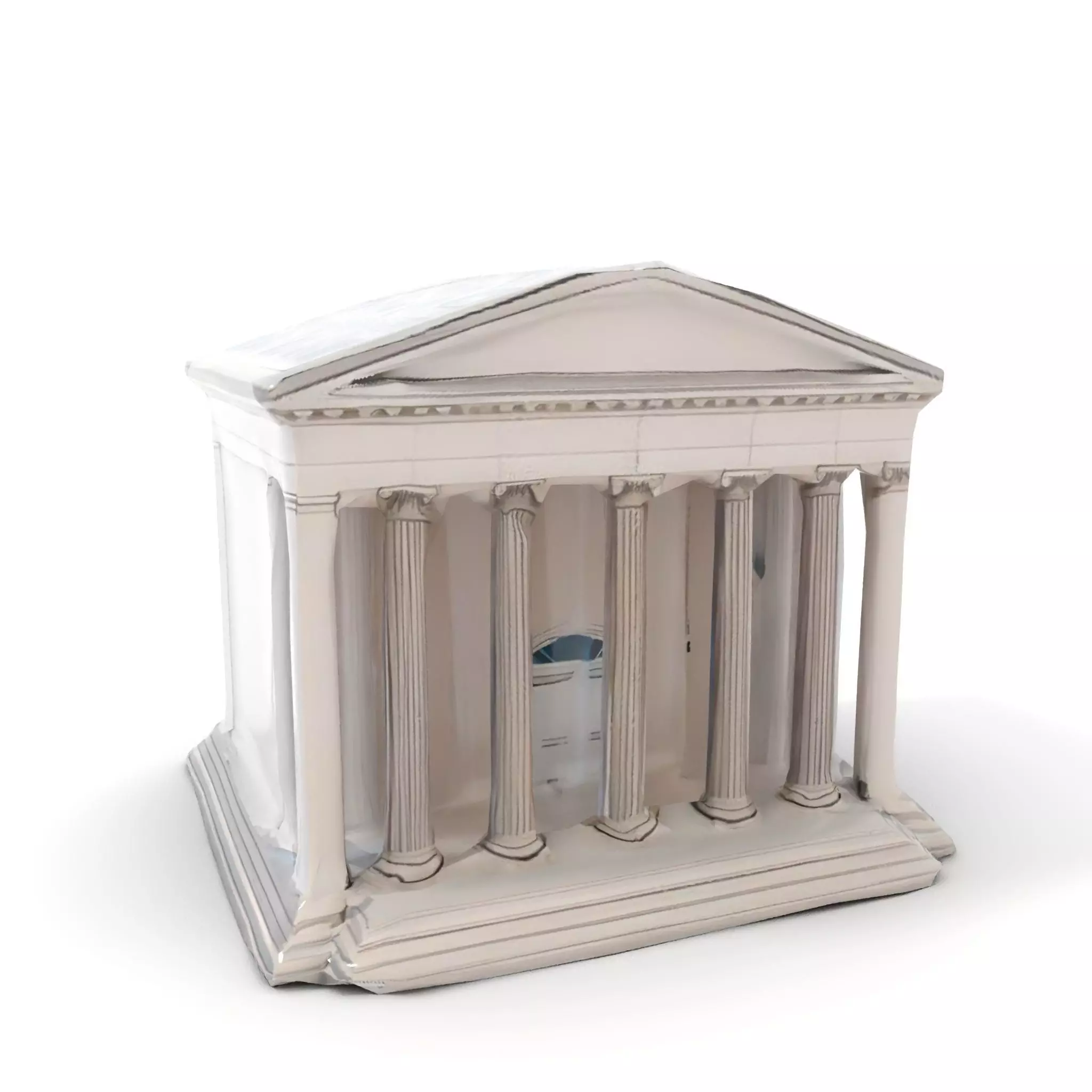 Neoclassical Temple model pack Low-poly 3D model_17