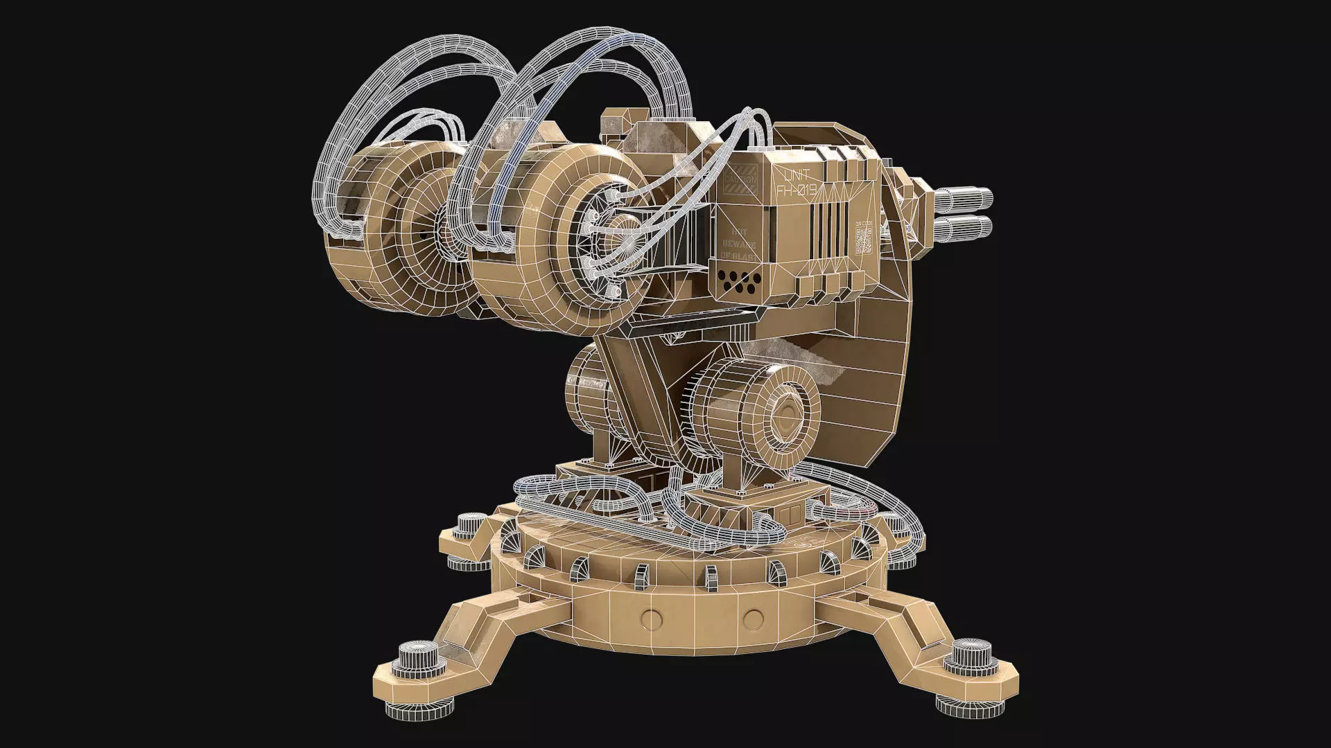 Turret Concept-2-Desert 3D model_12