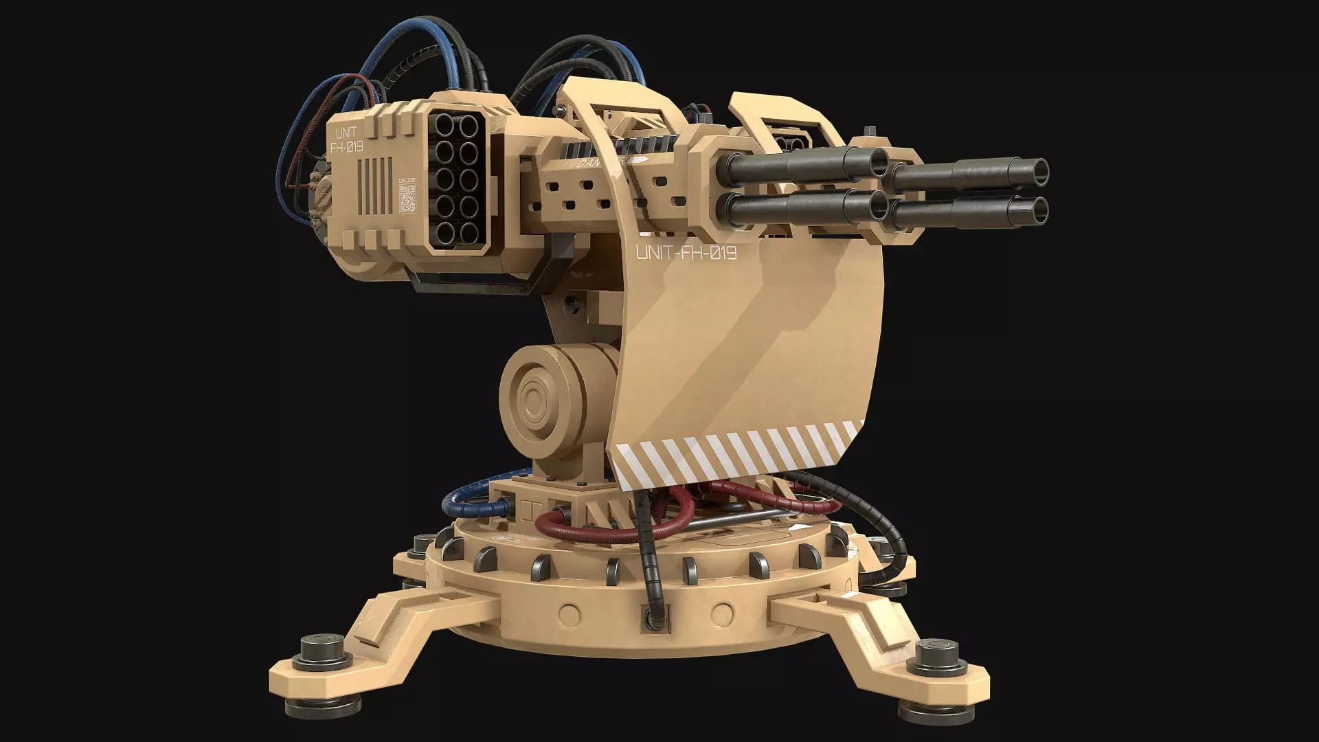 Turret Concept-2-Desert 3D model_6