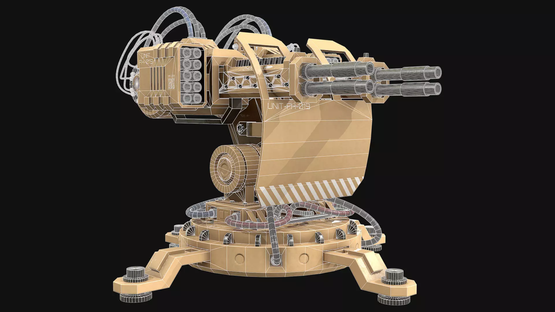Turret Concept-2-Desert 3D model_13