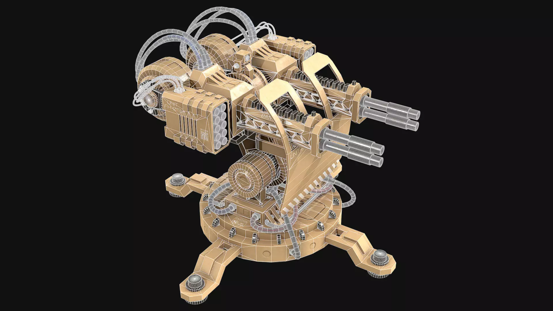 Turret Concept-2-Desert 3D model_14