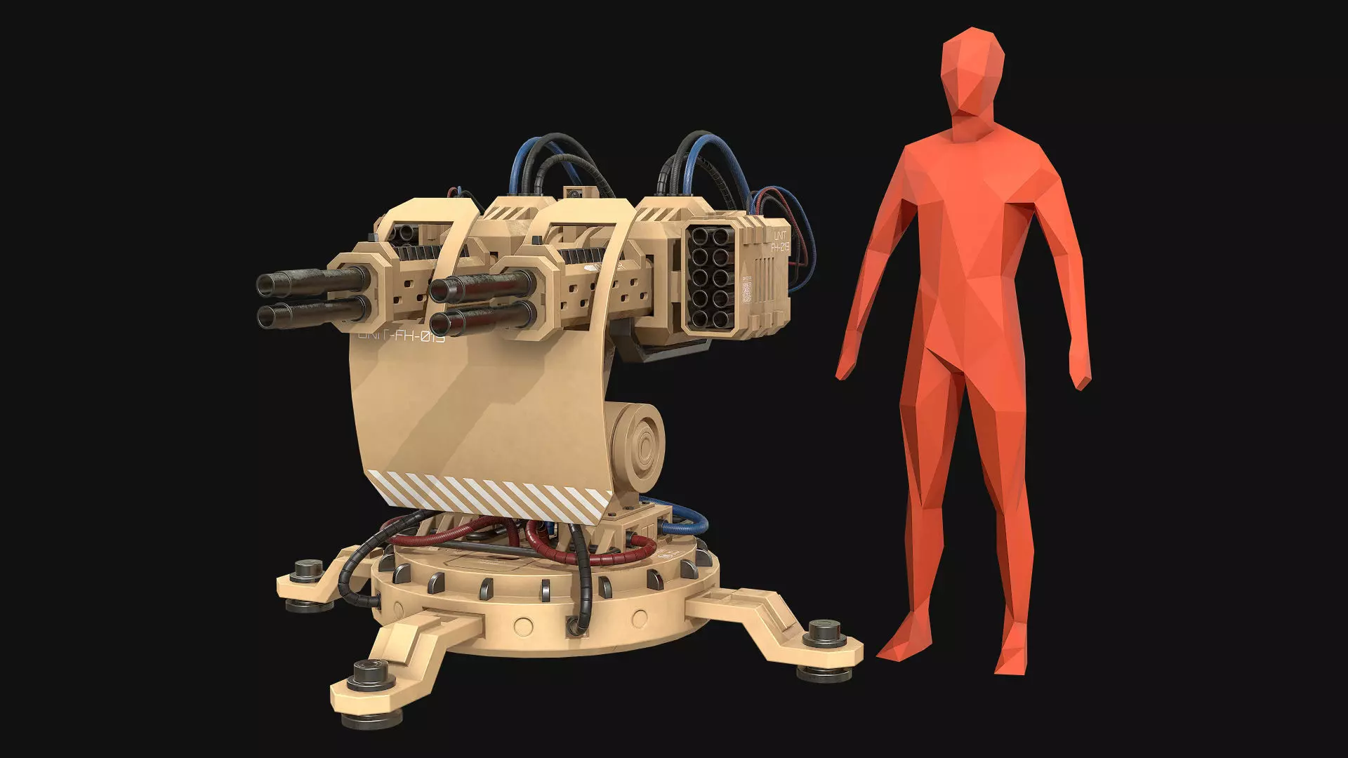 Turret Concept-2-Desert 3D model_1