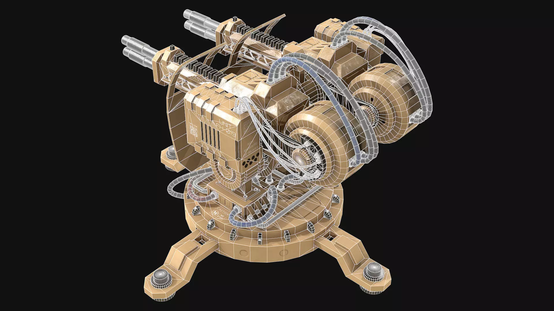 Turret Concept-2-Desert 3D model_15