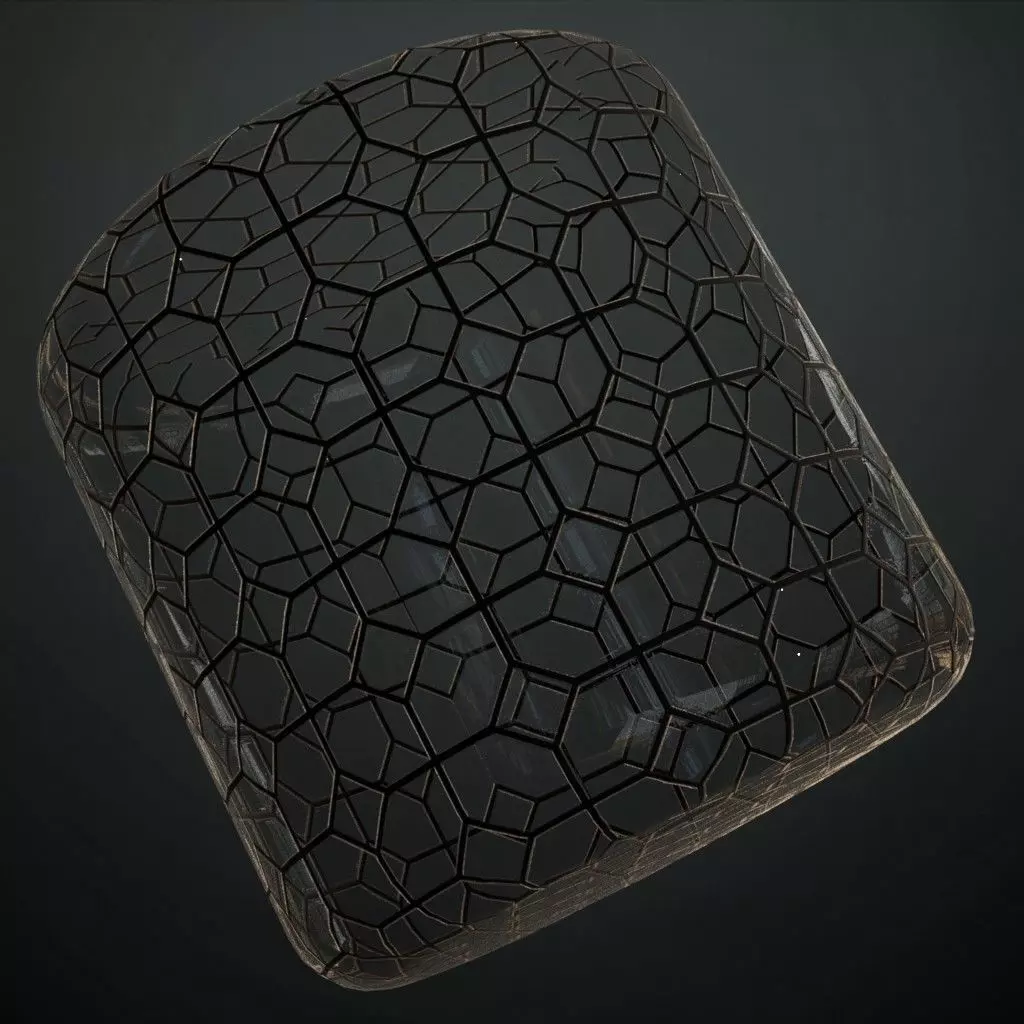 Glass Window Transparent PBR Seamless Texture_1