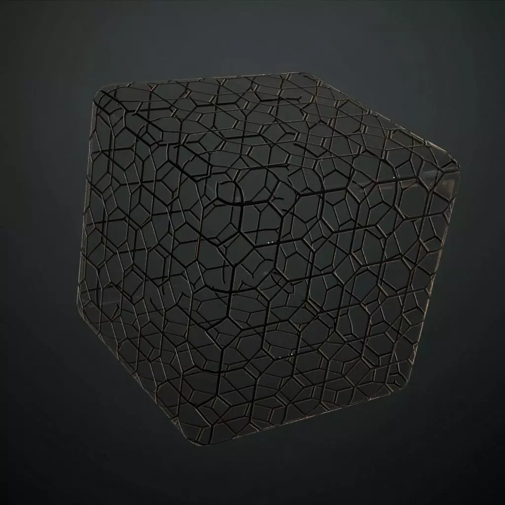 Glass Window Transparent PBR Seamless Texture_4