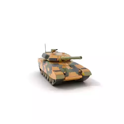 Desert Camouflage Tank model pack Low-poly 3D model