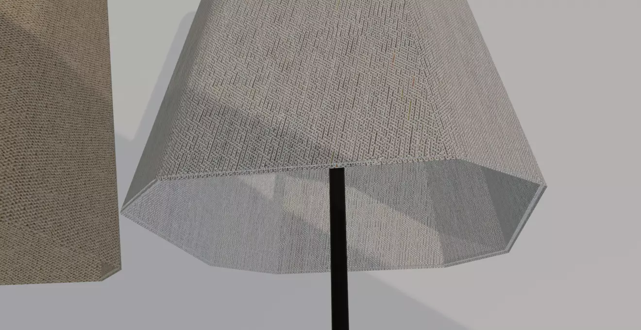 Beautiful and Casual Floor Lamp 3D Model  Multi Color Variants Low-poly 3D model_28