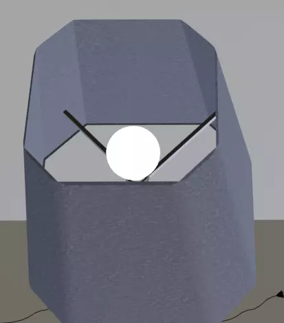 Beautiful and Casual Floor Lamp 3D Model  Multi Color Variants Low-poly 3D model_26