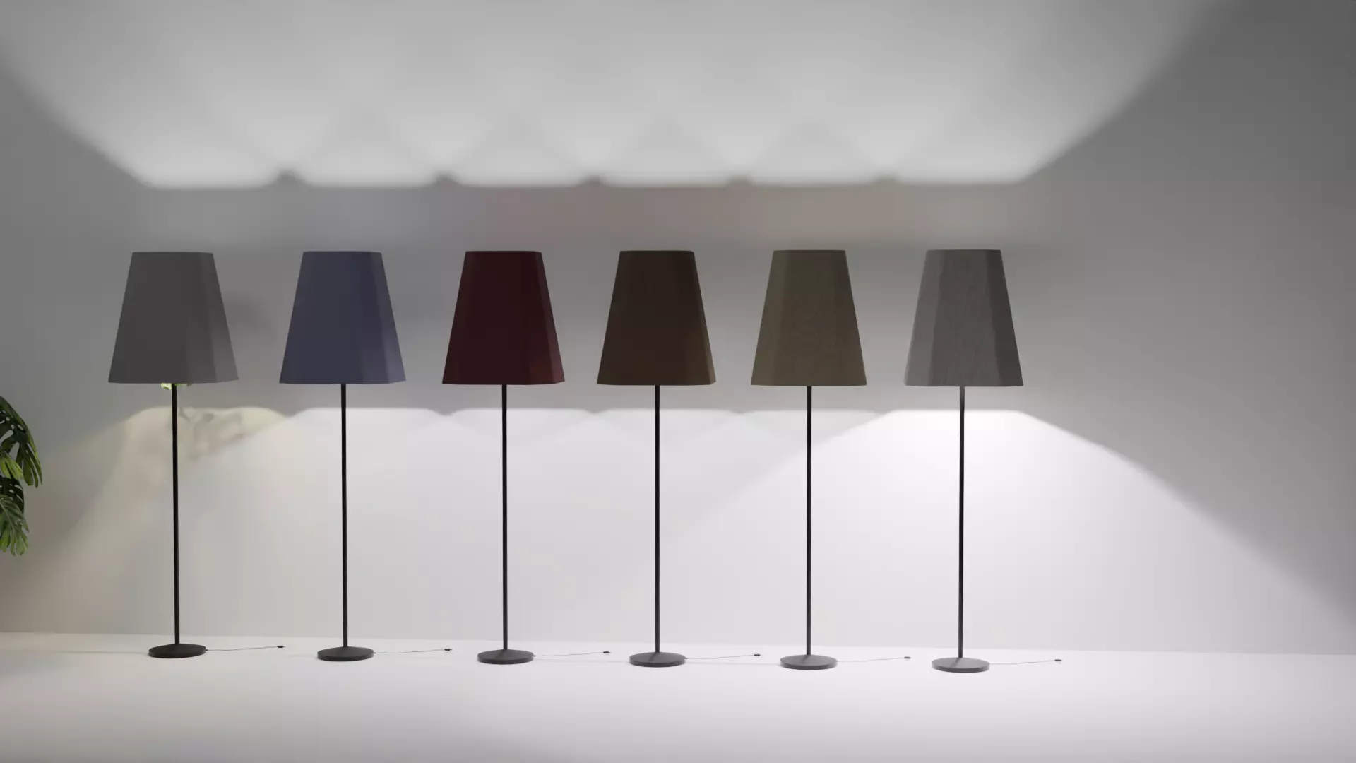 Beautiful and Casual Floor Lamp 3D Model  Multi Color Variants Low-poly 3D model_6