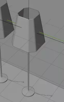 Beautiful and Casual Floor Lamp 3D Model  Multi Color Variants Low-poly 3D model_10