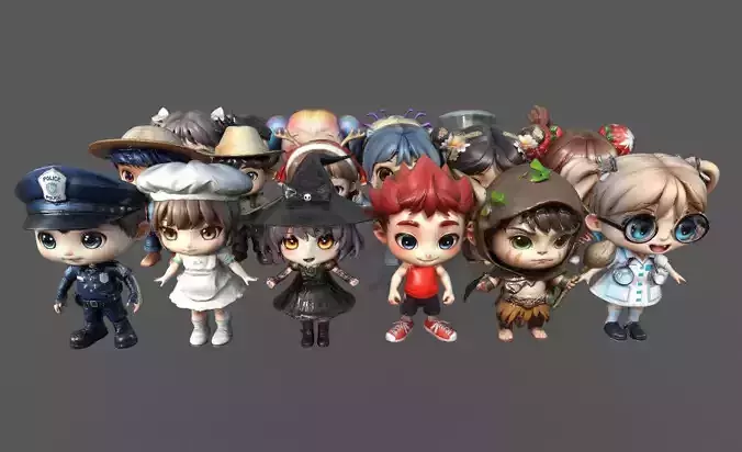 Chibi Adventure Heroes Pack 2