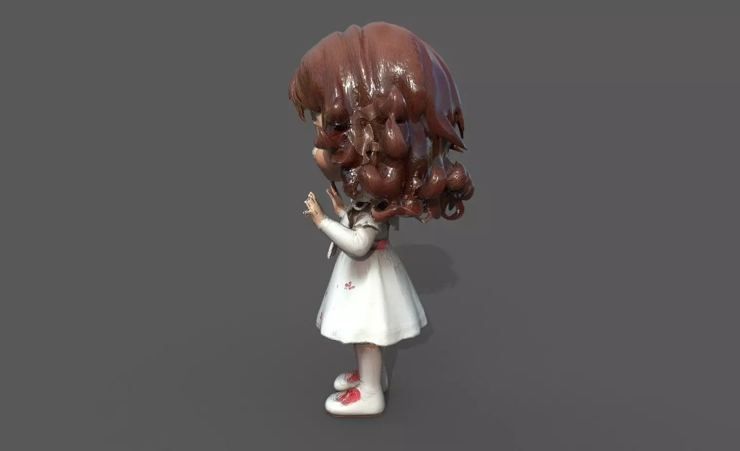 Chibi Adventure Heroes Pack 3 Low-poly 3D model_46