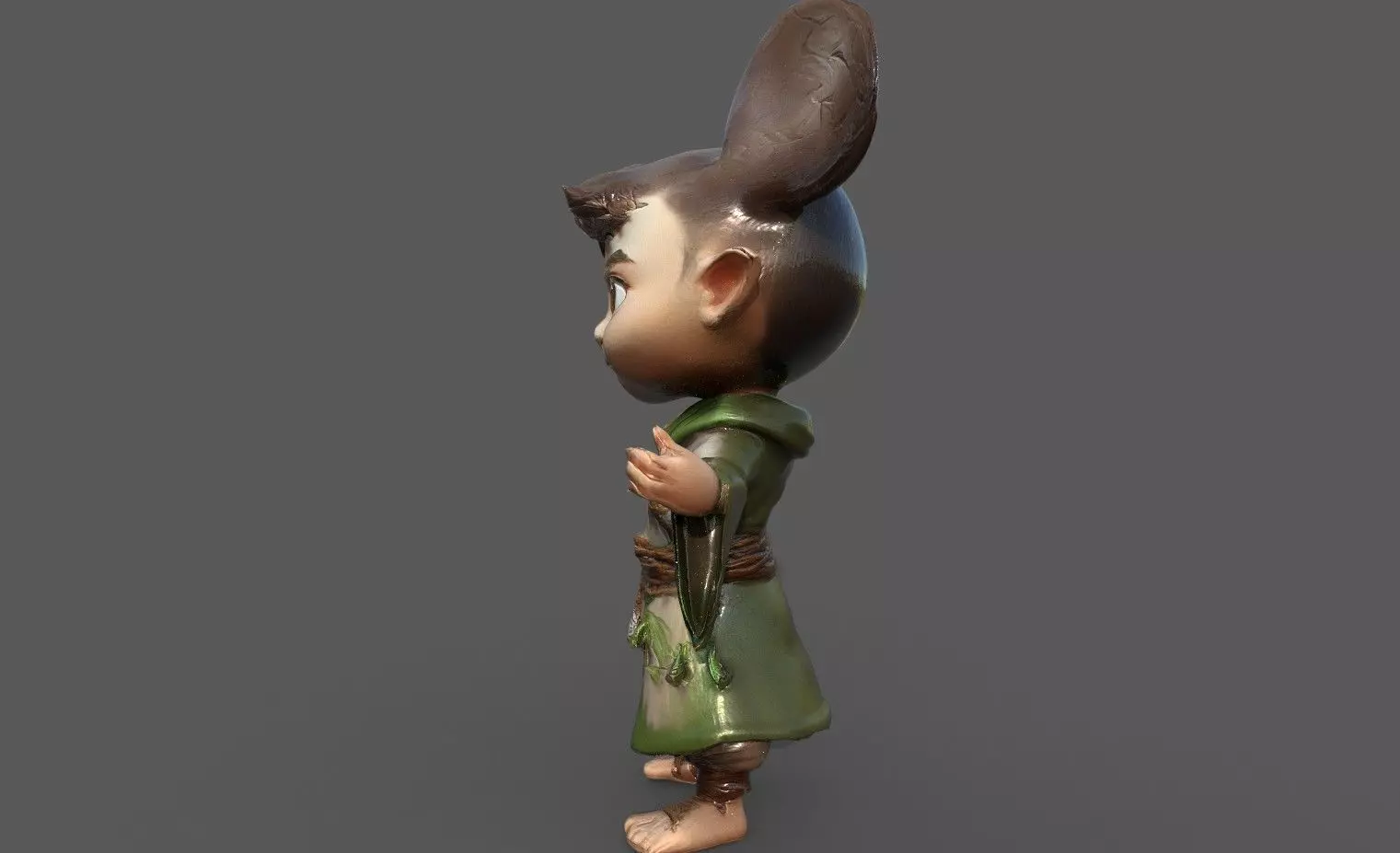 Chibi Adventure Heroes Pack 3 Low-poly 3D model_60