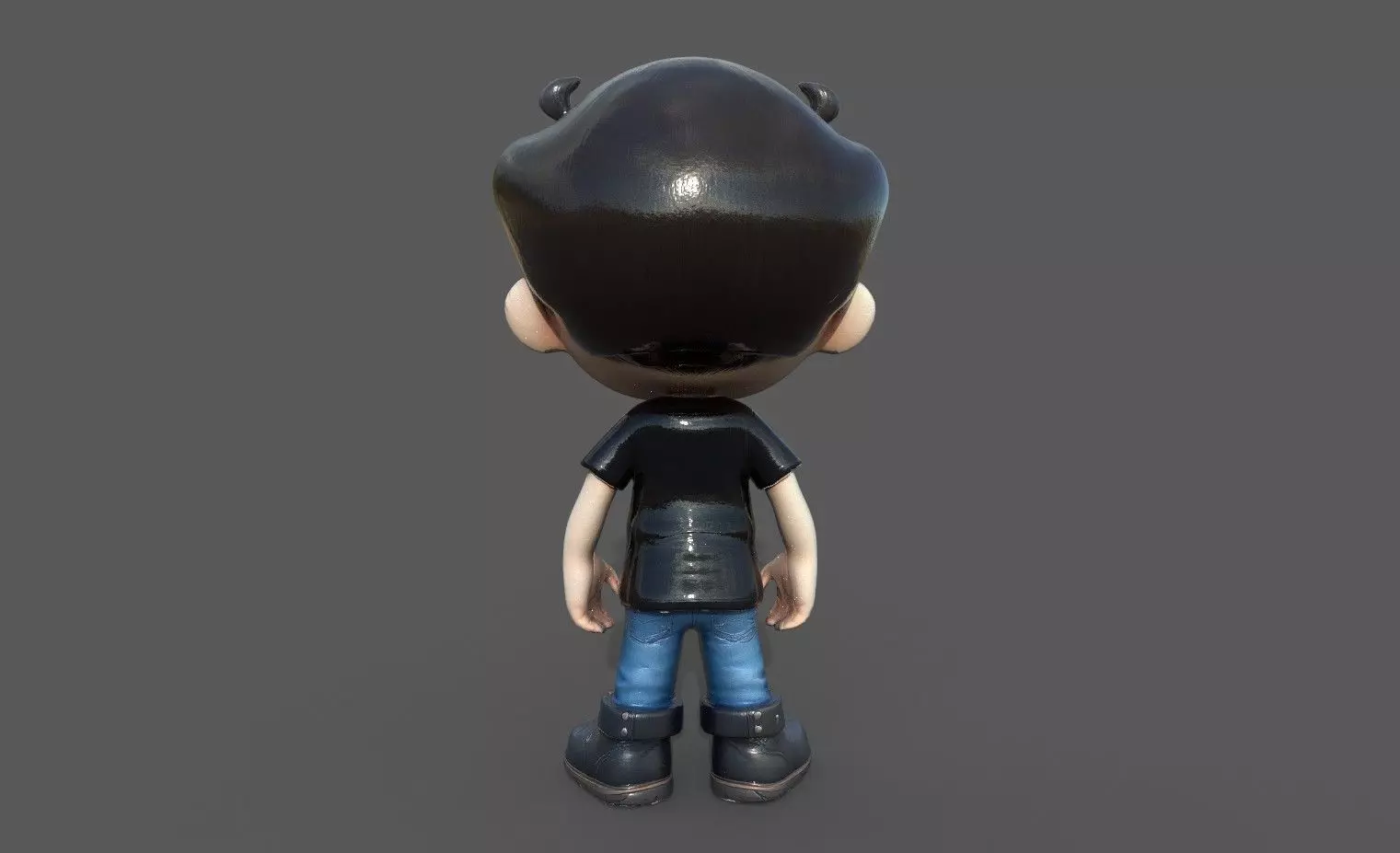 Chibi Adventure Heroes Pack 3 Low-poly 3D model_67