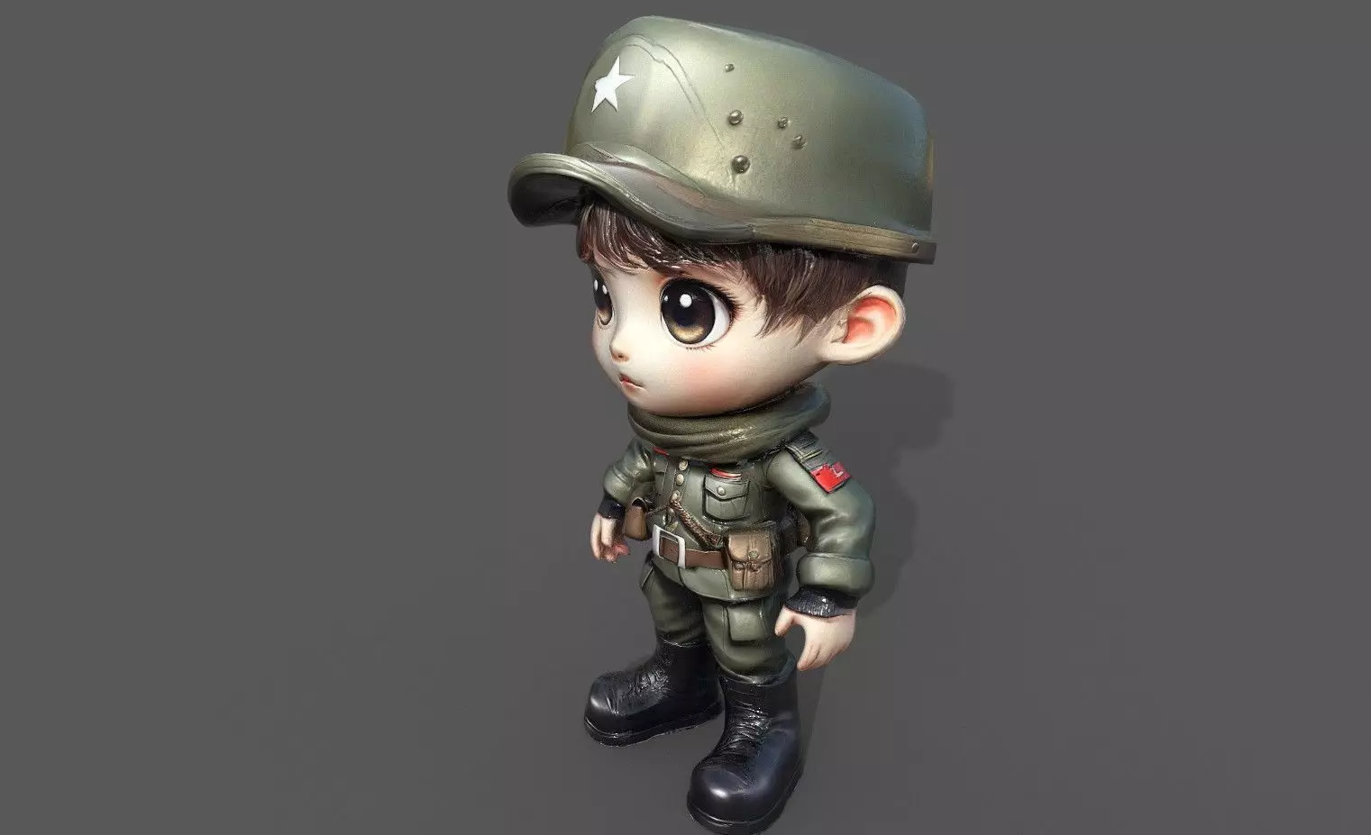 Chibi Adventure Heroes Pack 3 Low-poly 3D model_36