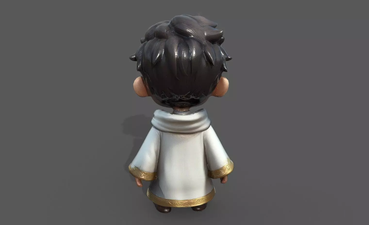 Chibi Adventure Heroes Pack 3 Low-poly 3D model_73