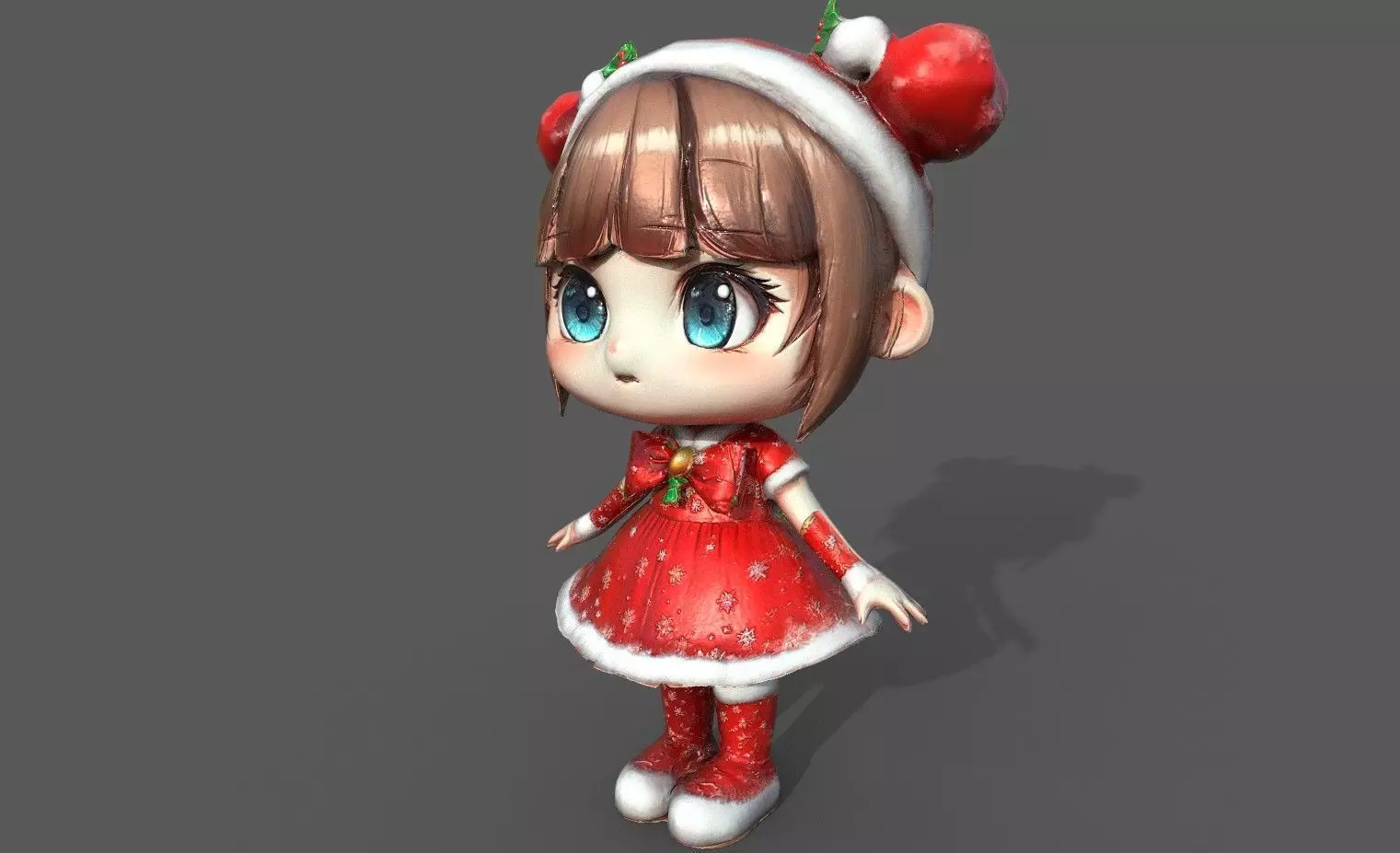 Chibi Adventure Heroes Pack 3 Low-poly 3D model_24