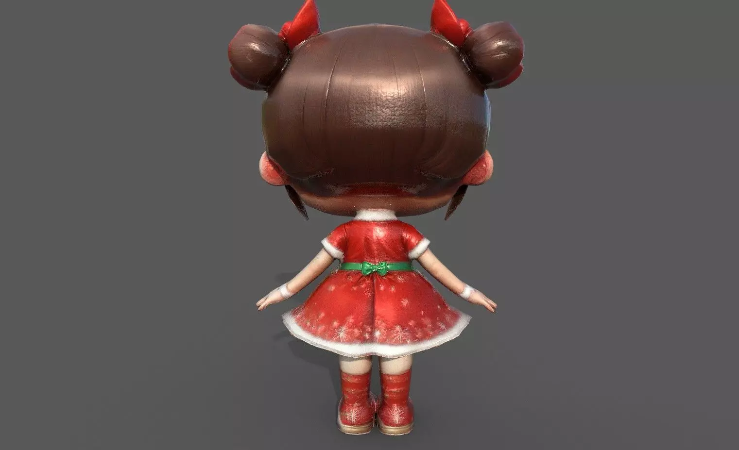 Chibi Adventure Heroes Pack 3 Low-poly 3D model_64