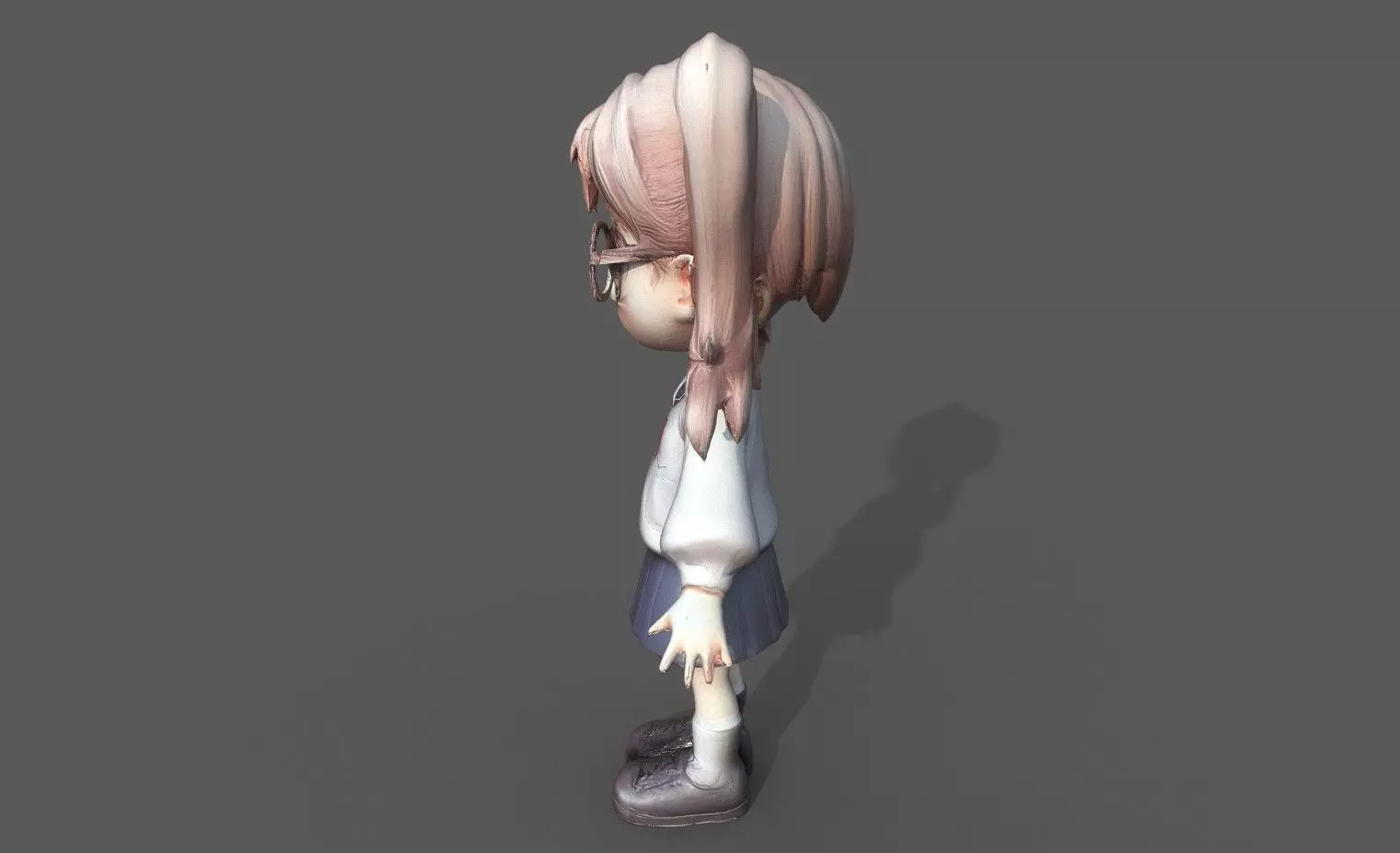 Chibi Adventure Heroes Pack 3 Low-poly 3D model_61