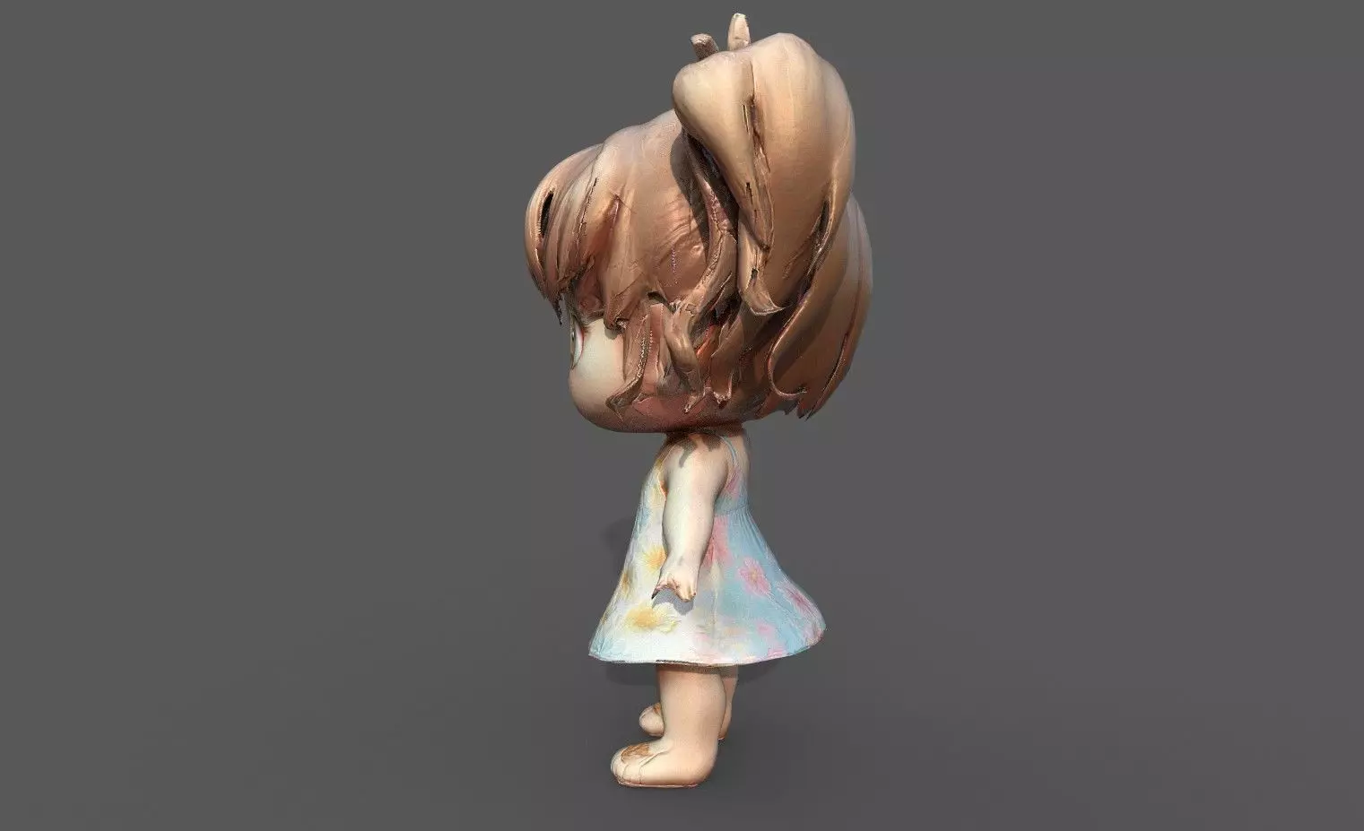 Chibi Adventure Heroes Pack 3 Low-poly 3D model_57