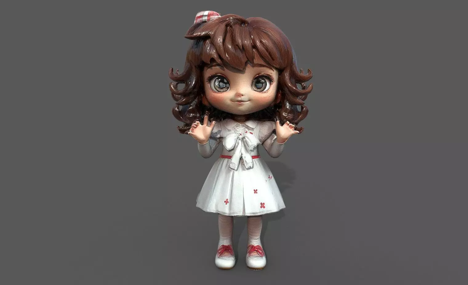 Chibi Adventure Heroes Pack 3 Low-poly 3D model_6